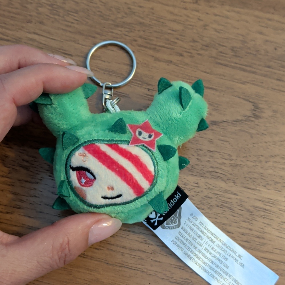 Tokidoki Cactus Friends Plush Keychain SANDy Bag Charm - Picture 3 of 6